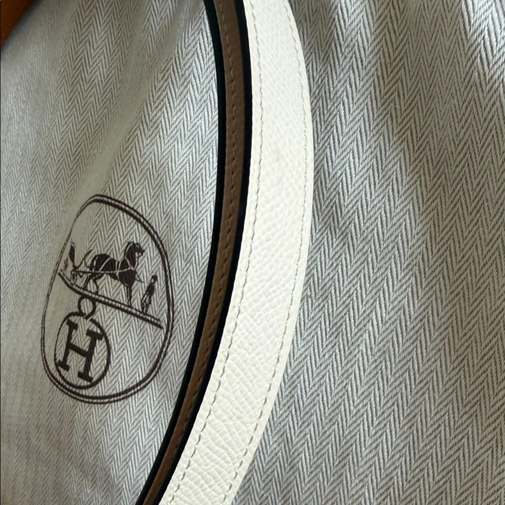 Hermes Cream and Gold Women's Belt - Picture 4 of 6